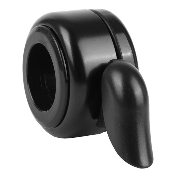 Sonnette Ping Newton Mini Alu Colori Noir Ultra Discreret Fixation Cintre 22.2 mm (Vendu A L'Unite)