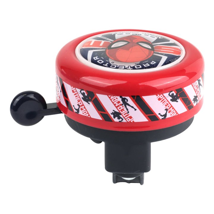 Sonnette Enfant Timbre Disney Spiderman Rouge (Vendu A L'Unite)