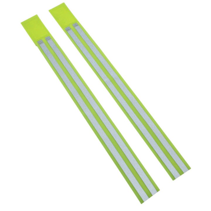 Brassard De Sécurité P2R Jaune Reflechissant A Velcro L420X40 mm (Paire)