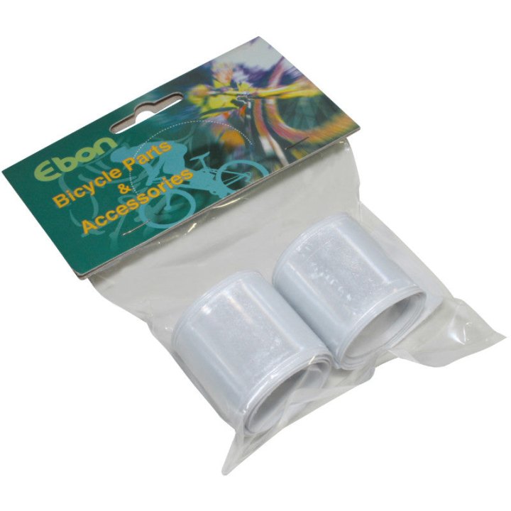 Brassard De Sécurité P2R Pour Bras Ou Jambe Blanc Reflechissant L330X35 mm (Paire)