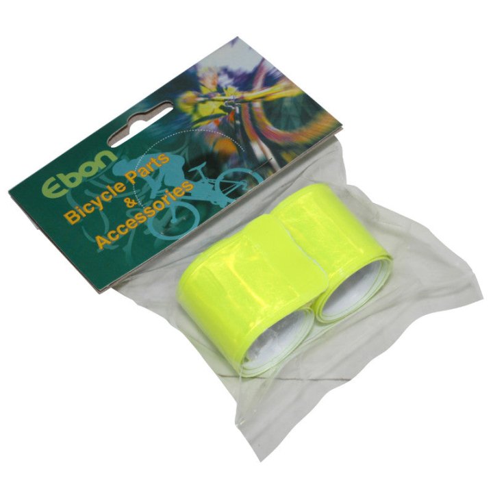 Brassard De Sécurité P2R Pour Bras Ou Jambe Jaune Reflechissant L330X35 mm (Paire)
