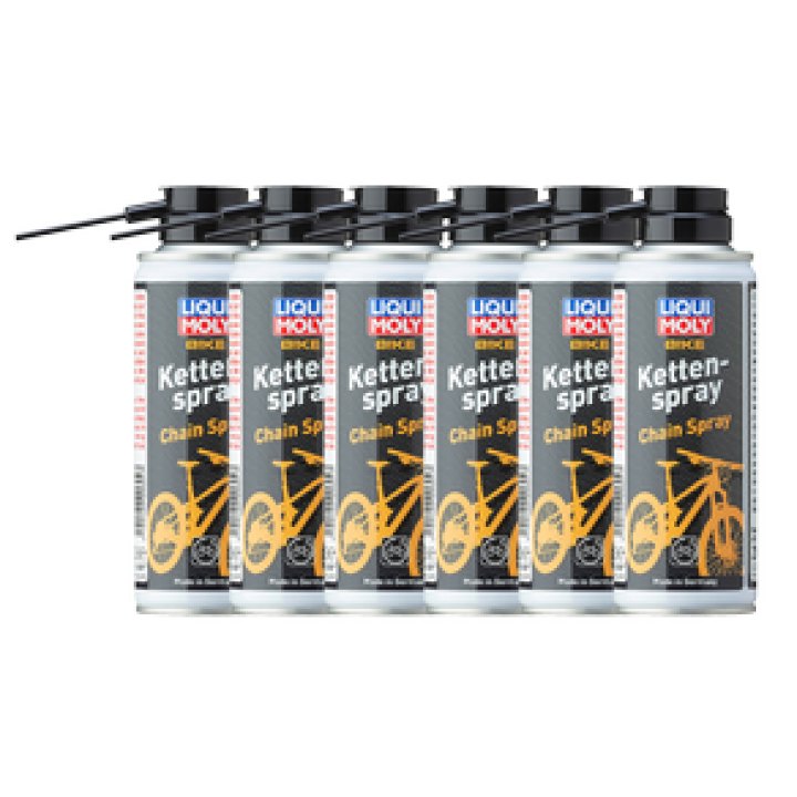 Spray d'entretien pour chaîne, 200 ml, 6 pulvérisateurs par carton