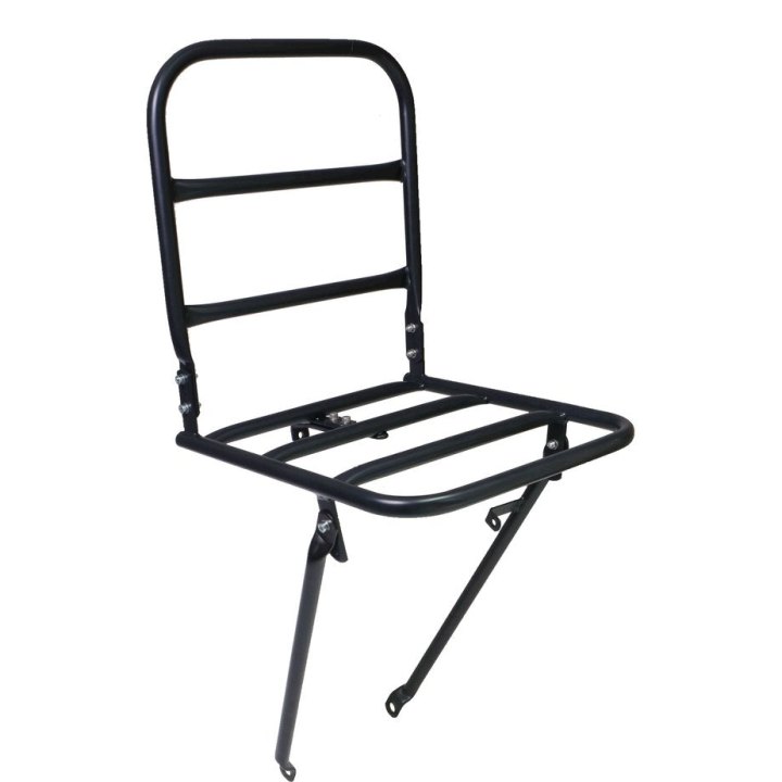 Steco Porte-bagage avant Transport boulon de couronne noir mat