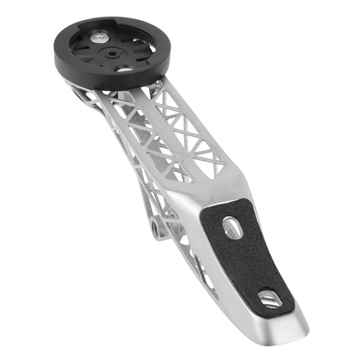 Support Gps - Compteur - Éclairage 3D Titane Fixation Pour Cintre Combo Scott Addict Rc Compatible Garmin 1050 19.7G (Livre Avec Support Garmin, Bryton, Wahoo) -Newton-