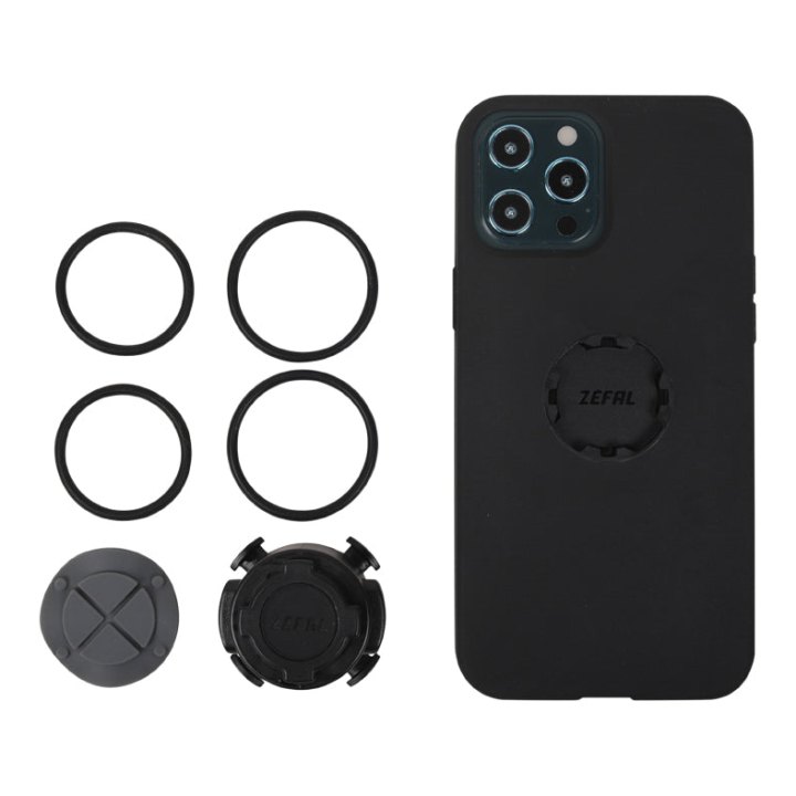 Support Smartphone-Telephone Zefal Z Console Lite Avec Protection Pour Iphone 12 Pro Max (6.7") Étanche Avec Support Rotatif