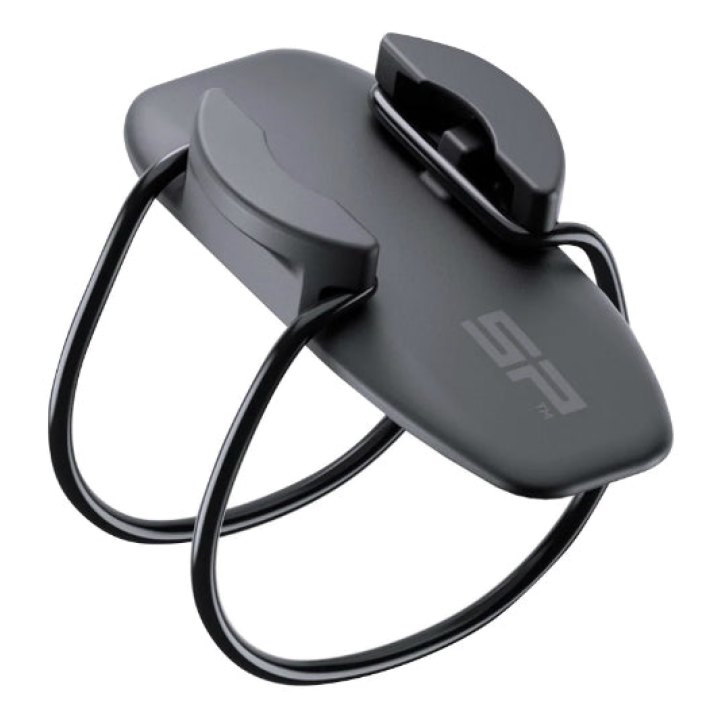 Support Smartphone-Telephone Vélo Sp Connect Vendu A L'Unite Fixation Guidon Double Anneau Souple Noir Spc+