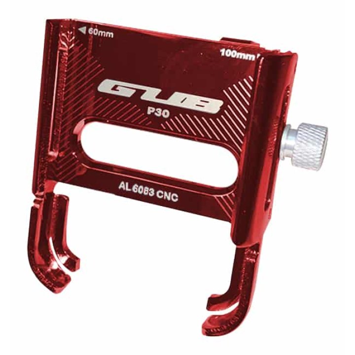 Support téléphone GUB P30 rouge