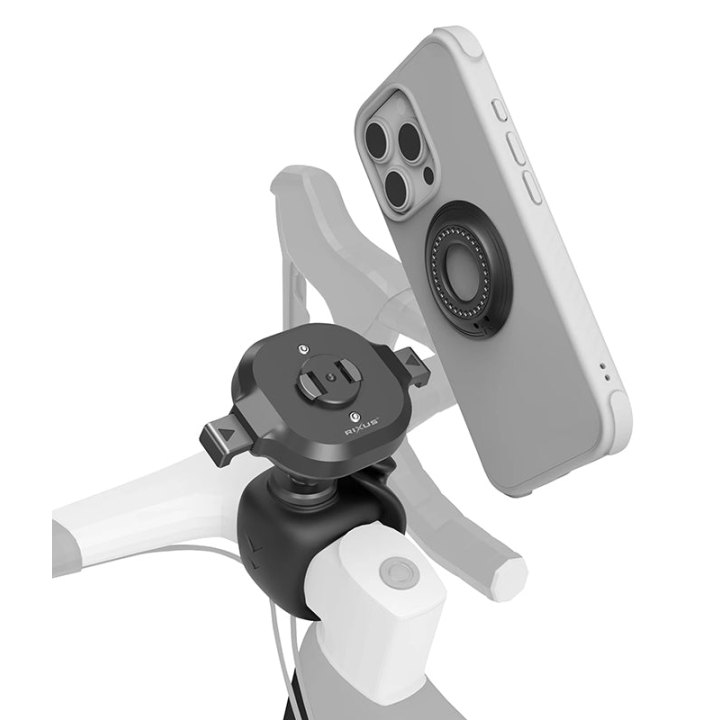 Support Smartphone-Telephone Rixus One-Lock Starter Set Fixation Potence Par Sangle + Support Adhesif Pour Coque (Vendu A L'Unite) -Rxhb52-