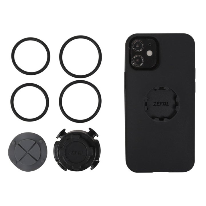 Support Smartphone-Telephone Zefal Z Console Lite Avec Protection Pour Iphone 12 Mini (5.4") Étanche Avec Support Rotatif