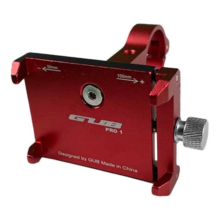 Support téléphone GUB Pro 1 rouge