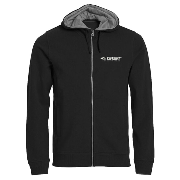 Sweat-Shirt A Capuche Gist Noir Logo Gist L