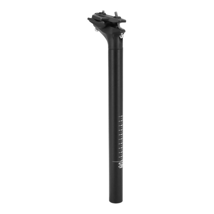 Tige De Selle VTT Alu Noir Diam 31,6 L400 mm (Sur Carte)