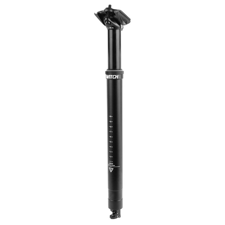 Tige De Selle VTT Télescopique Switch Swl-70 Alu Noir Diam. 30.9 L400 mm (Réglage Par Câble Interne Débattement 70 mm) Fixation Cintre
