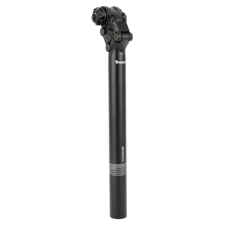 Tige De Selle VTT Suspension Avec Elastomere Tranz-X Diam 31.6 L360 mm Noir (Livre Sur Carte)