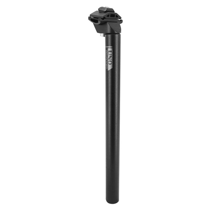 Tige De Selle VTT Alu Uno Noir Diam. 27.2 L350 mm (Série Spéciale Visserie INOX)