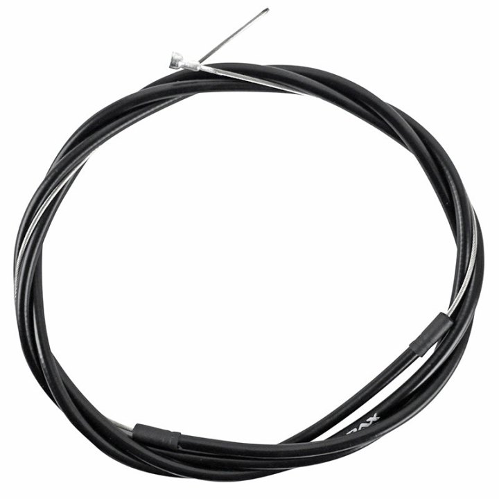 Transmission Frein Fibrax Fcb Noir-Câble INOX Pour Route Avec Embouts De Gaine (Vendu A L Unite)