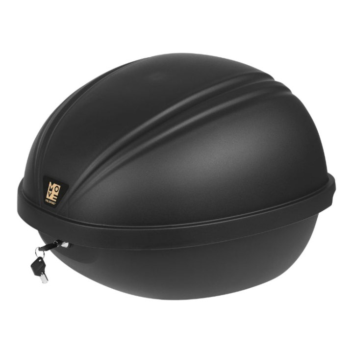 Top Case Vélo E-Cargo Box Polisport 30L A Clé Noir Fixer Directement Sur Porte Bagages (Long 40 cm X Larg 40 cm X Haut 30 cm) - Poids Max 10 Kg