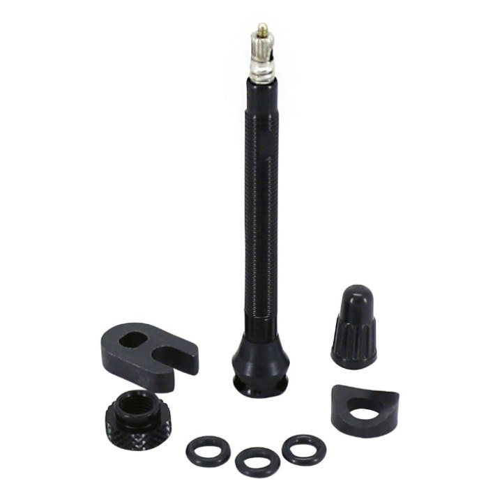 Valve De Pneu Tubeless Presta Mavic Ust 60 mm Alu Noir Obus Demontable (Vendu A L'Unite)