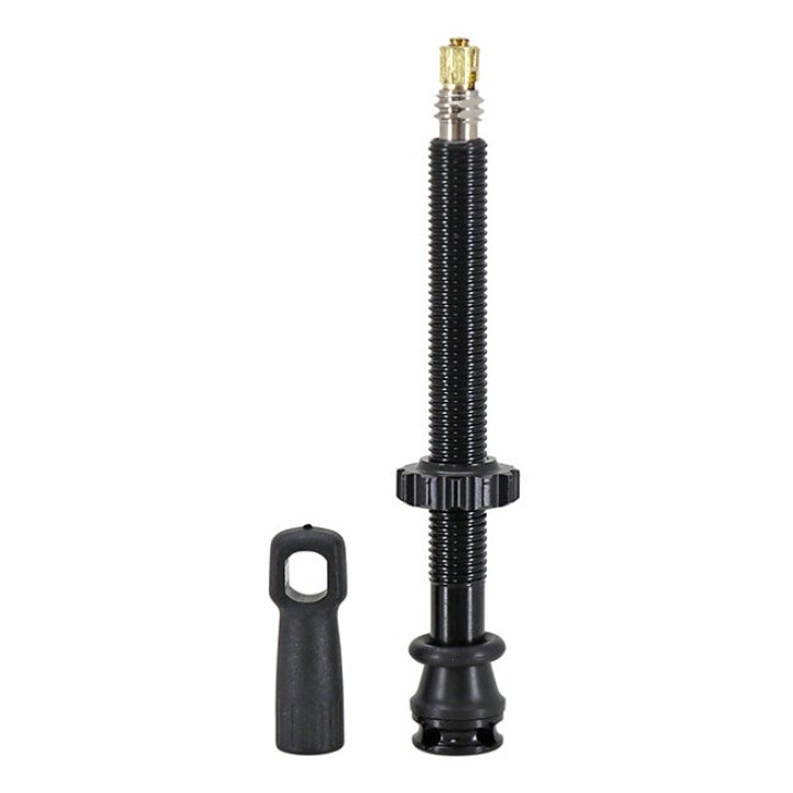 Valve De Pneu Tubeless Presta Newton Colori Noir 60 mm 4 Trous Pour Diffusion Preventif (Vendu A L'Unite) - Livre Avec Démonte Obus