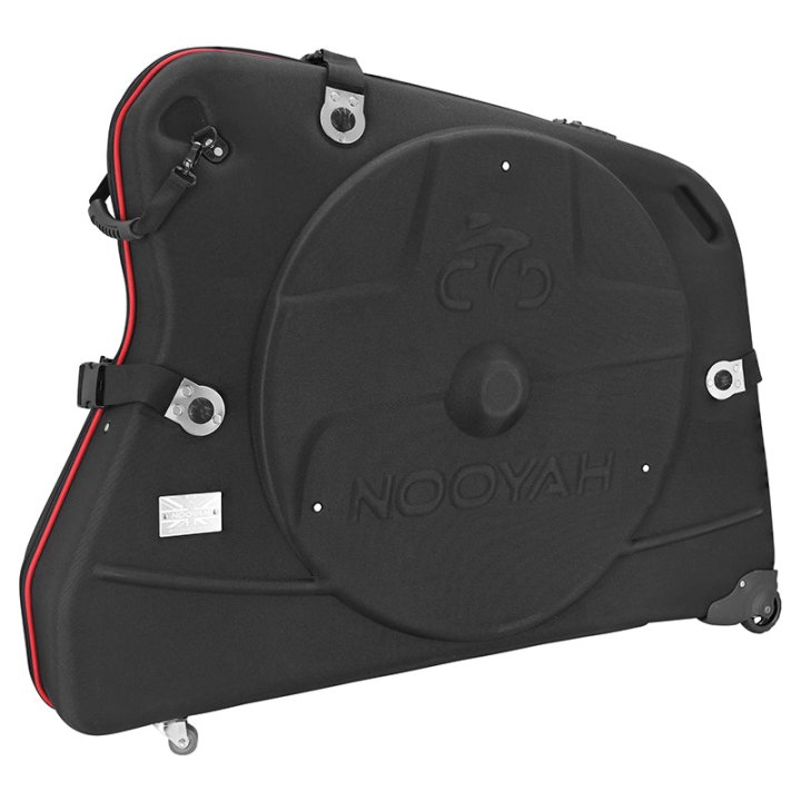 Valise Transport Vélo Thermoformee Rigide Pour VTT-Route Noir Avec Roulettes