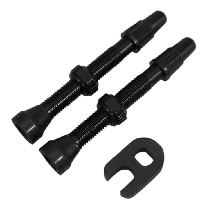 Valve De Pneu Tubeless Presta Hutchinson 44 mm Obus Demontable (Vendu A La Paire Sur Carte)