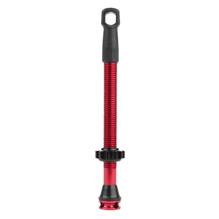 Valve De Pneu Tubeless Presta Newton Colori Rouge 47 mm 4 Trous Pour Diffusion Preventif (Vendu A L'Unite) - Livre Avec Démonte Obus