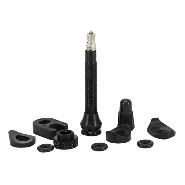 Valve De Pneu Tubeless Presta Mavic Ust 40 mm Alu Noir Obus Demontable (Vendu A L'Unite)