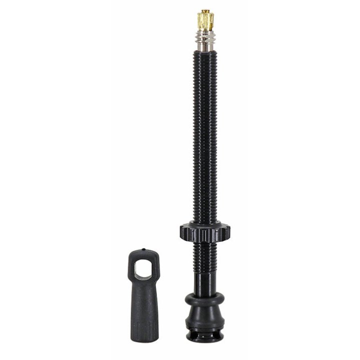 Valve De Pneu Tubeless Presta Newton Colori Noir 87 mm 4 Trous Pour Diffusion Preventif (Vendu A L'Unite) - Livre Avec Démonte Obus