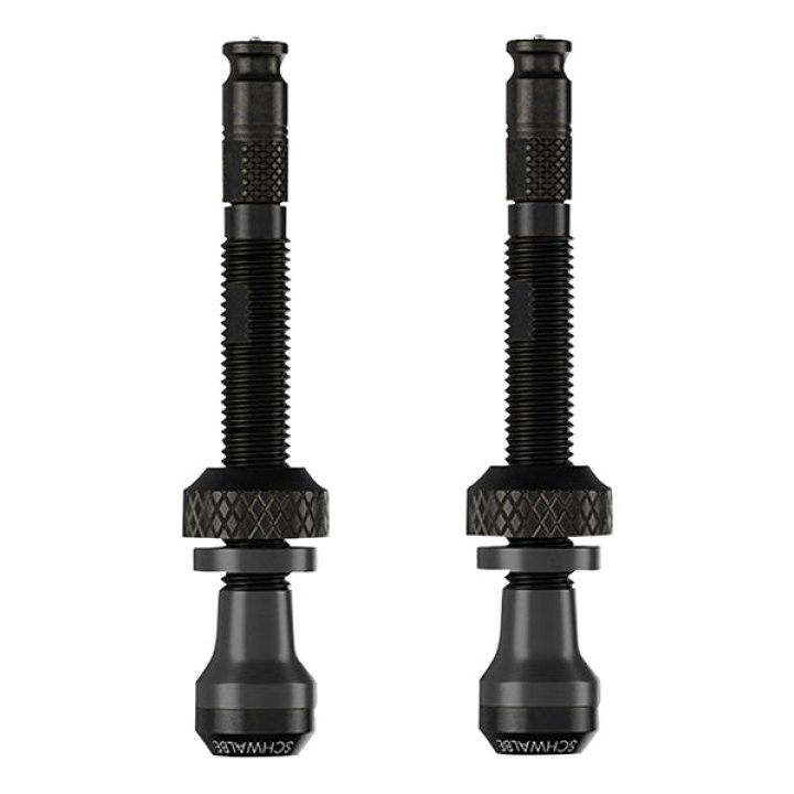 Valve De Pneu Tubeless Schwalbe Clik Valve 40 mm Obus Demontable (Vendu A La Paire Sur Carte)