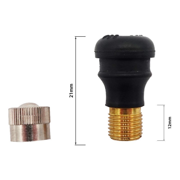 Valve tubeless Droite trottinette électrique