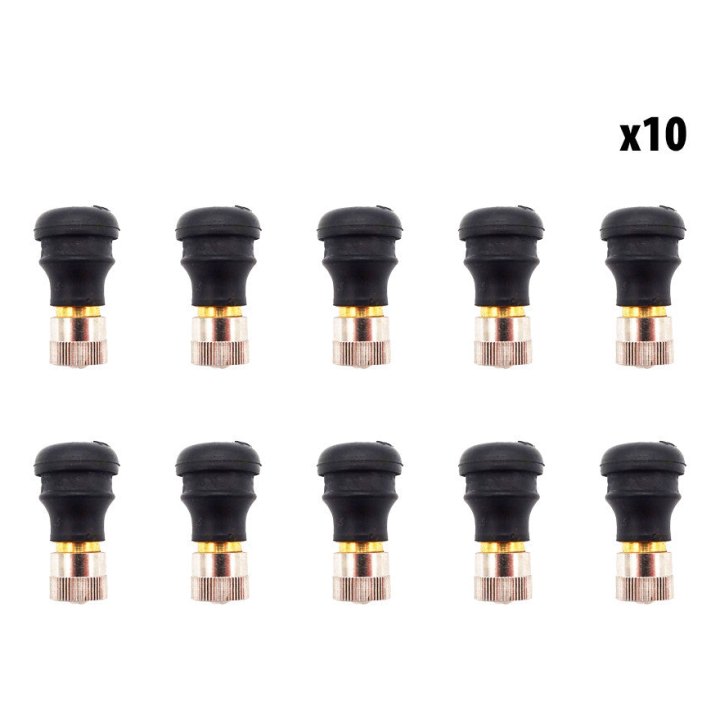 Valves Tubeless 22,5mm X10pcs