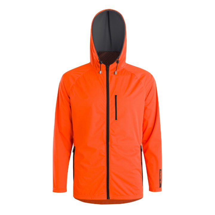 Veste De Pluie Adulte Gist Micron Waterproof 15 Micron Avec Capuche Orange XL