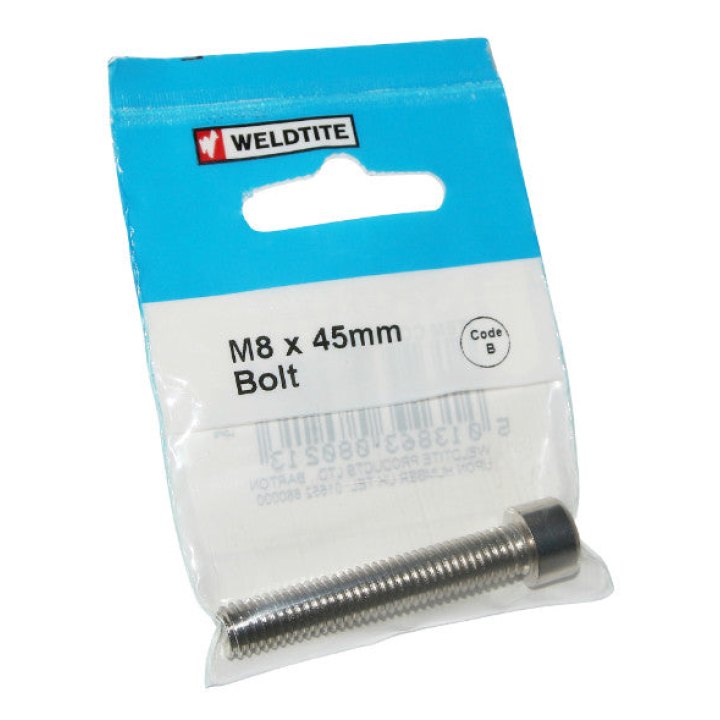 Vis M8 X 45 mm (A L'Unite) -Weldtite-