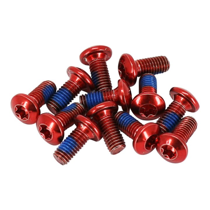 Vis Disque De Frein Trottinette Diam 4,6 mm Rouge (Vendu Par 12)