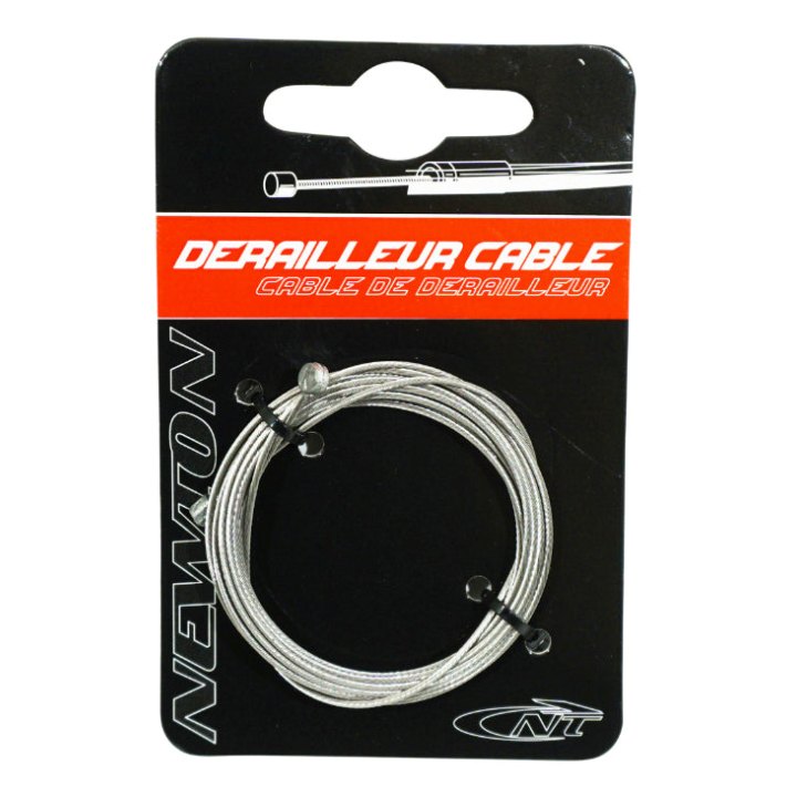 Câble De Dérailleur Newton INOX Renforcé Pour Shimano Et Adaptable 1,2 mm Long 2,00 M (Boite De 25)