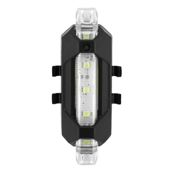 Voyant Lumineux Pour Essieux Arrière De Trottinette Xiaomi M365, Pro Blanc (Rechargeable Usb)