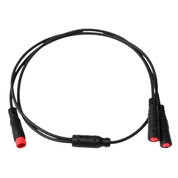 Câble en Y contact NO pour MTe/HSe, 2 prises Higo Mini B femelle et 1 mâle