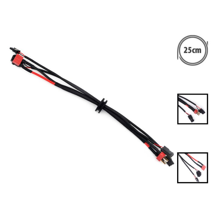 Cable Etwow liaison batterie au controleur (2+3 pins)