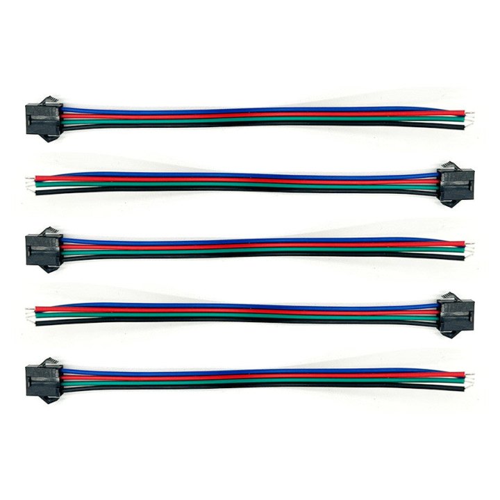 Câble prise JST 4 pin femelle x5pcs