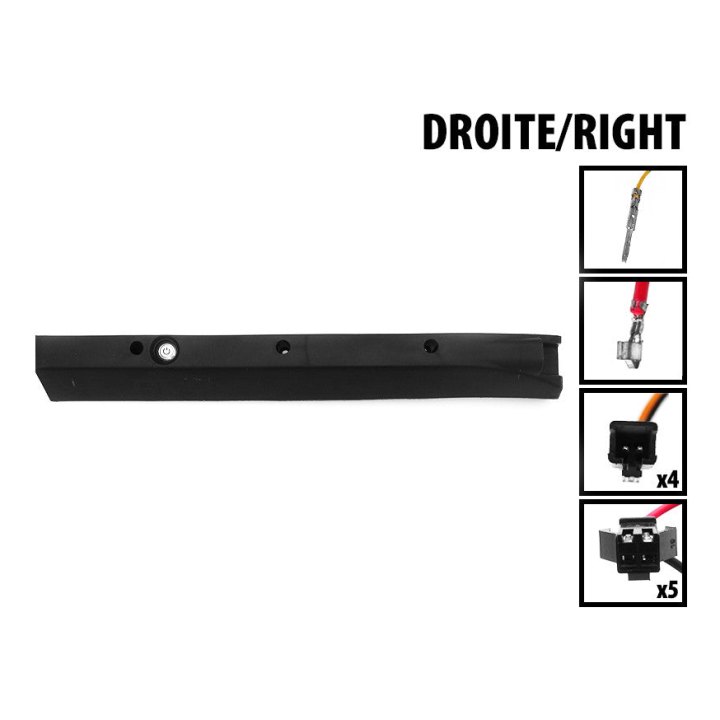 Cache lateral deck droite complet Dualtron Ultra