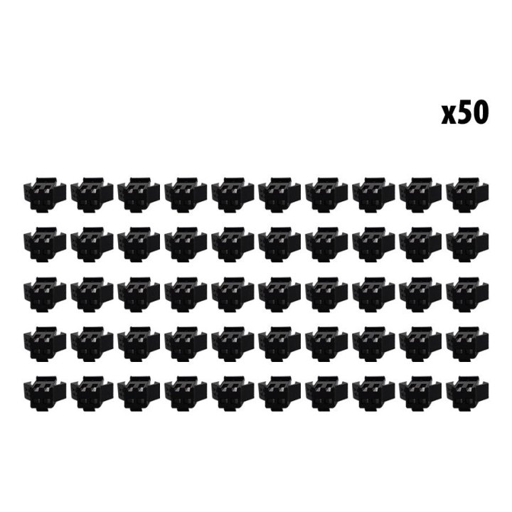 Connecteur SM 2 pins Femelle x50 pcs