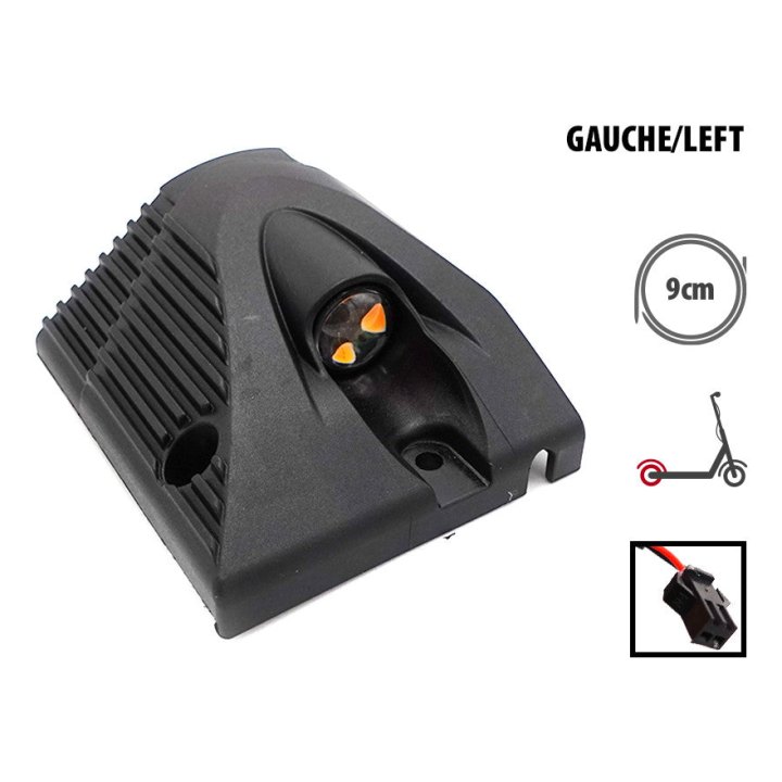 Cache plastique et Led Deck arriere gauche Kukirin G2 Master