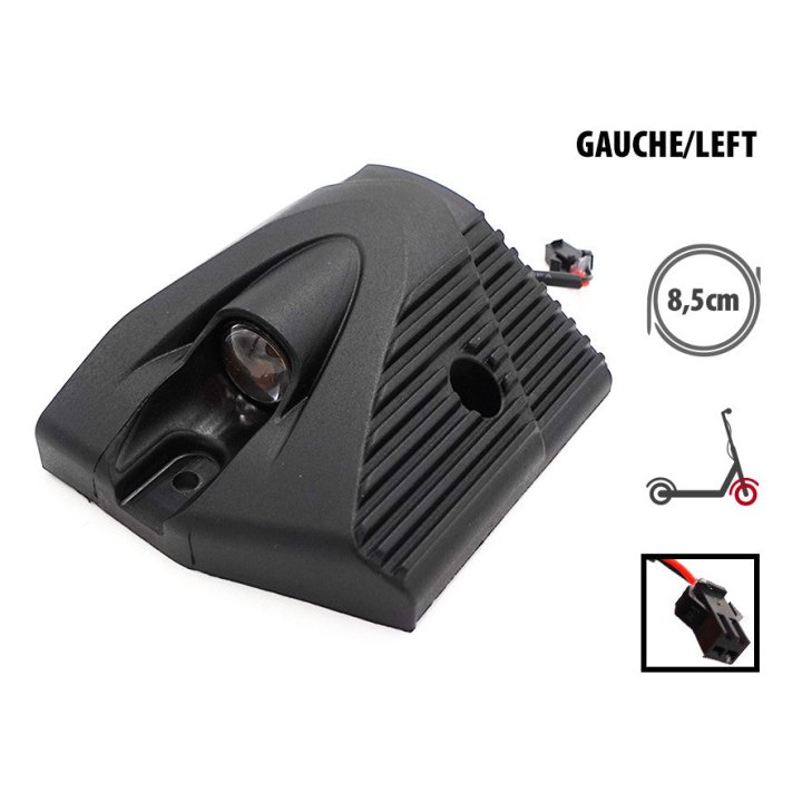 Cache plastique et Led Deck avant gauche Kukirin G2 Master