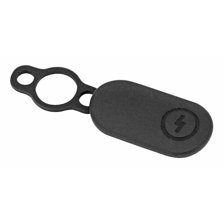 Cache Prise De Charge Trottinette Pour Xiaomi Mi 4 Pro Silicone Noir (Avec Aimant) (Vendu A L'Unite) -P2R-