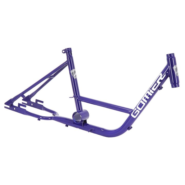 Cadre Nu Pour Tricycle Gomier Colori Bleu