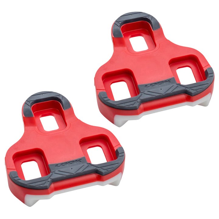Cale Pédale Look Keo Grip Rouge 9°(Paire)