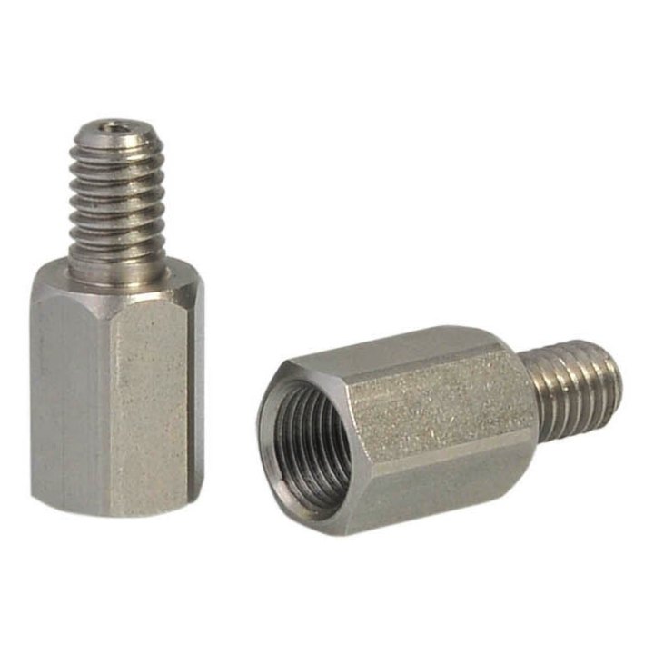 10 Hydro Connectors M6 Stainless Steel pour durite Elvedes
