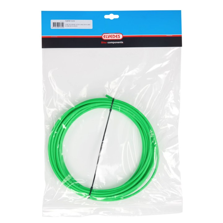 10m gaine de frein Elvedes Neon Green avec liner Ø5,0mm