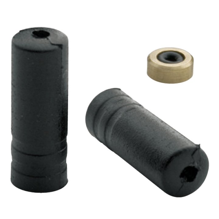 100x Ferules Elvedes Étanche Ø4,3mm PVC Black