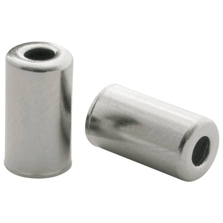 200x embout gaine étanche Elvedes Ø5,0mm laiton silver